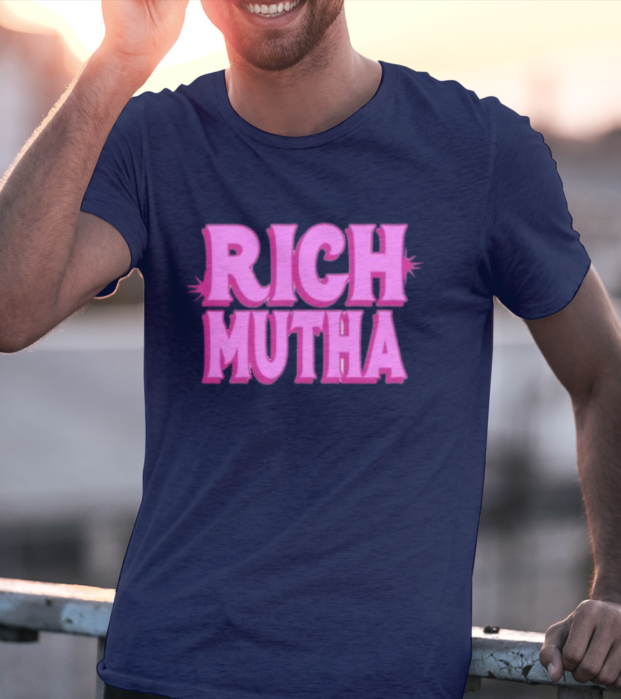 Monaleo Rich Mutha Pink T-Shirt