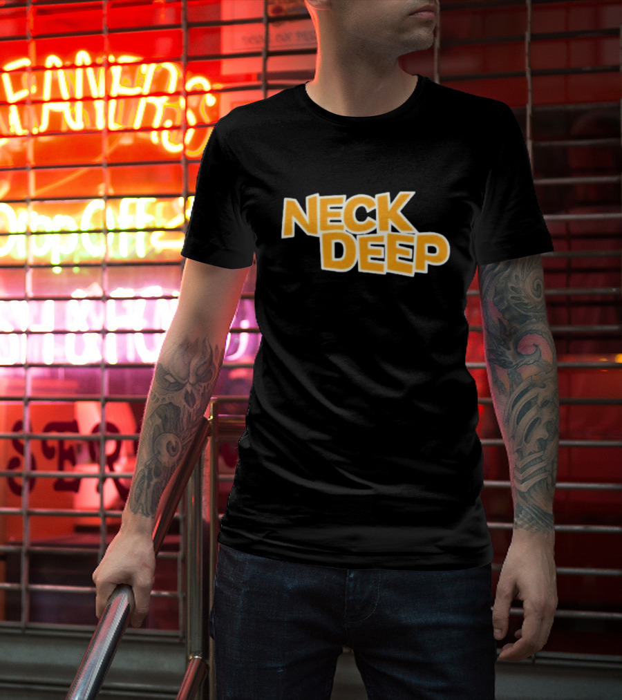 Neck Deep Text T-Shirt