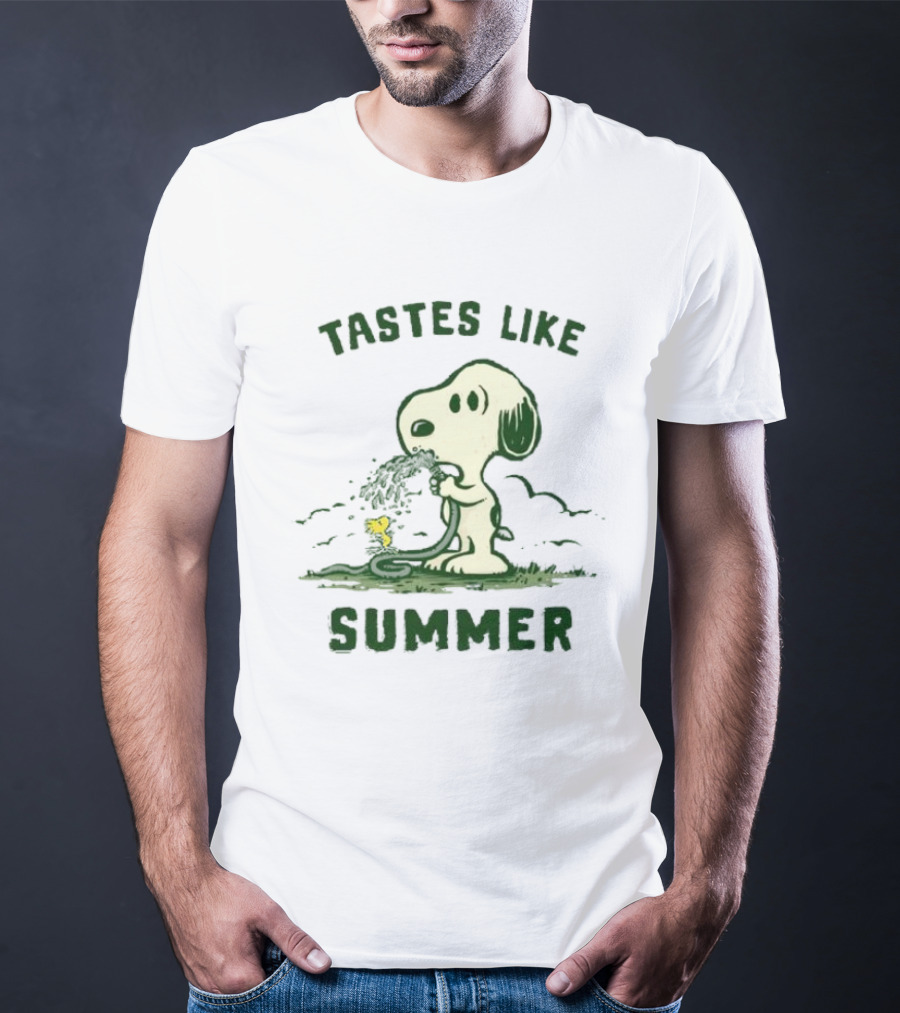 Tastes Like Summer Snoopy And Woodstock Peanuts T-Shirt