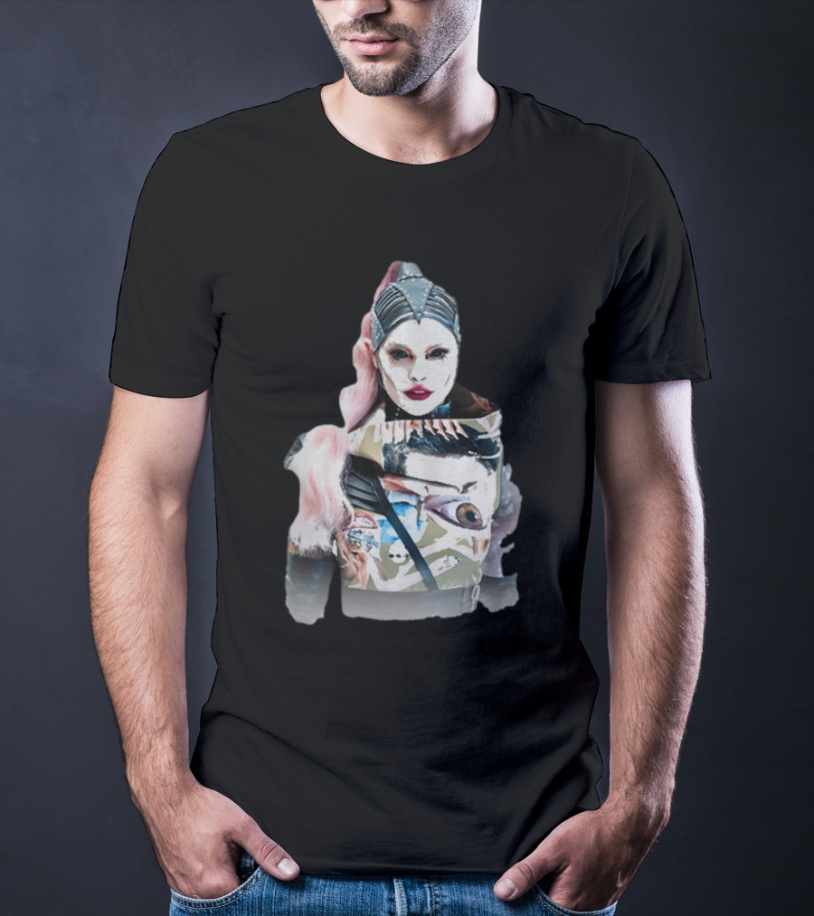 SKYND Catch Me If You Can Eerie Surrealist Portrait With Distinctive Mask And Eye T-Shirt