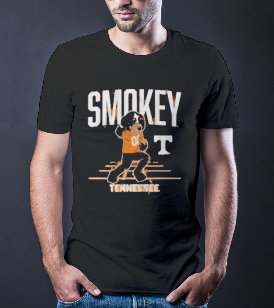 Tennessee Vols Smokey Mascot Football T T-Shirt