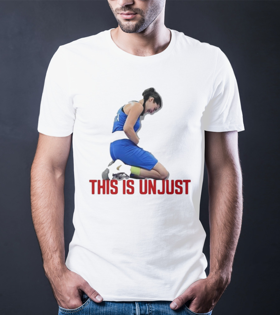 Kellie-Jay Keen Angela Carini This Is Unjust Athlete Kneeling T-Shirt