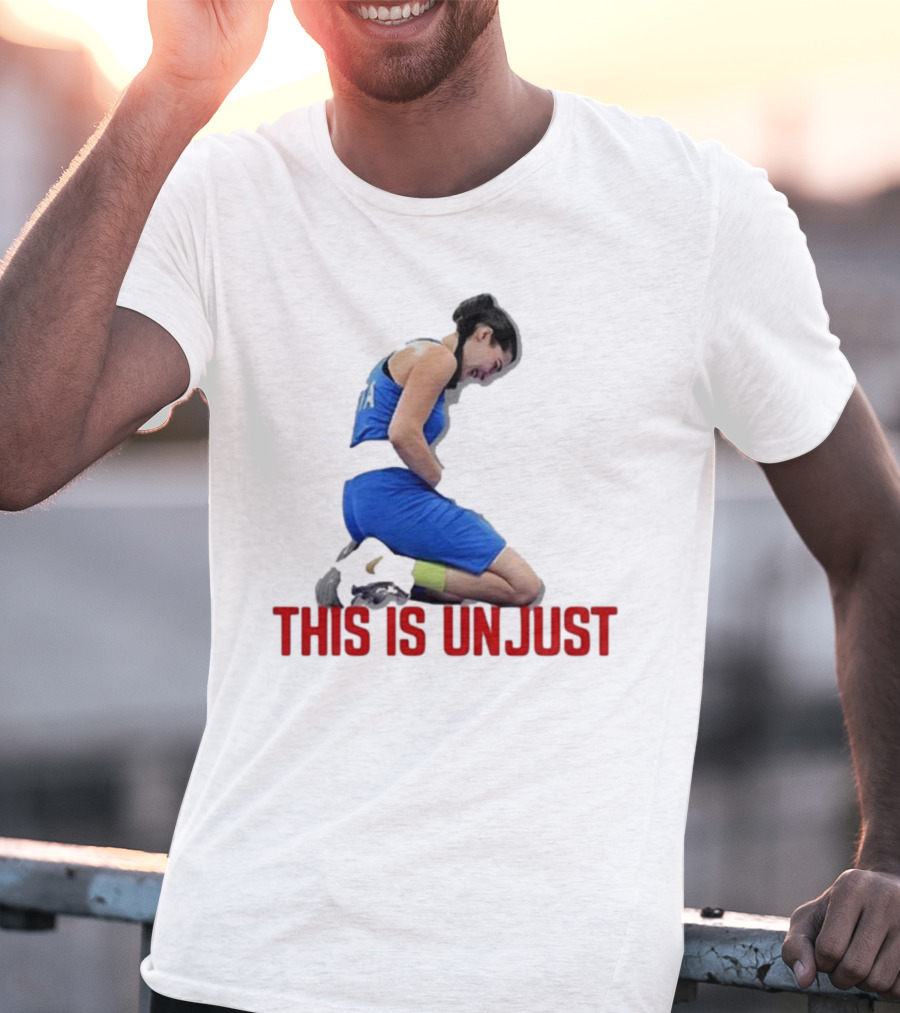 Kellie-Jay Keen Angela Carini This Is Unjust Athlete Kneeling T-Shirt