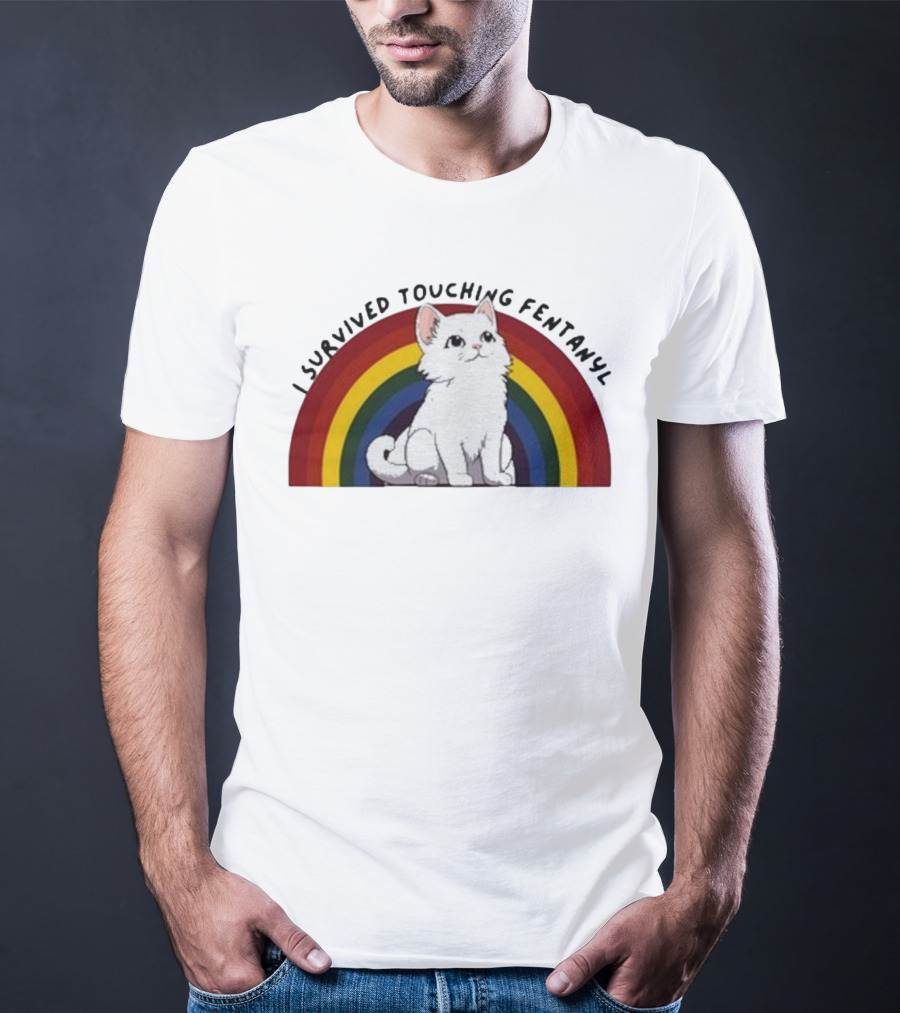 Naomi I Survived Touching Fentanyl Cat T-Shirt