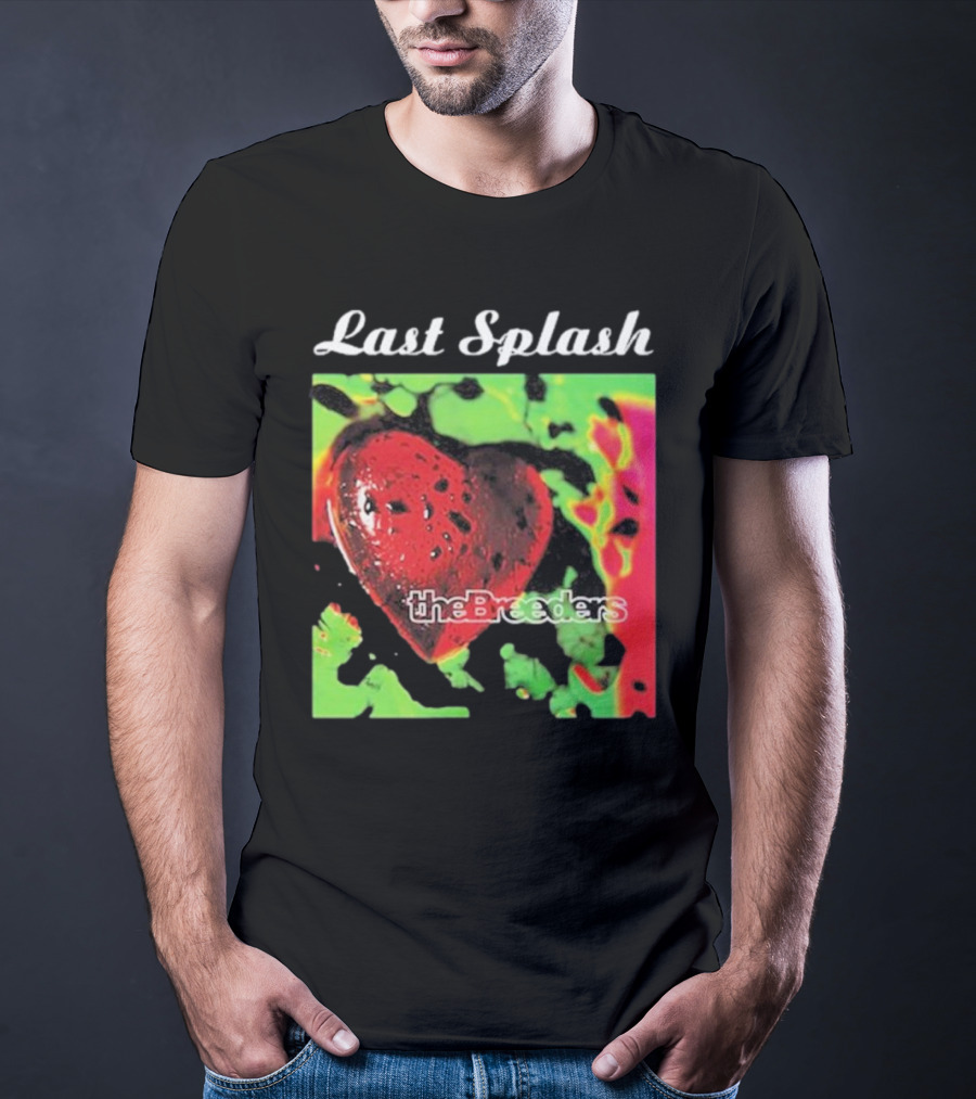 The Breeders Last Splash Album Art With Heart Image T-Shirt