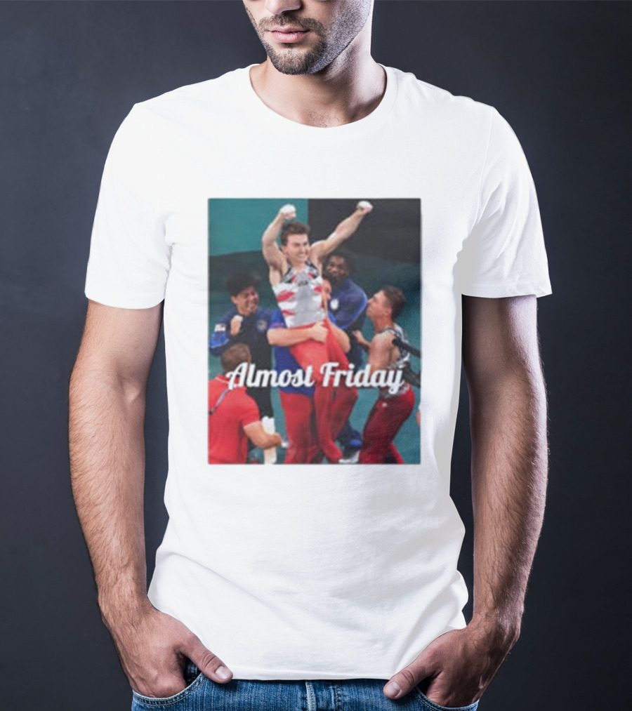 Paul Juda Celebratory Almost Friday Olympic Kid T-Shirt