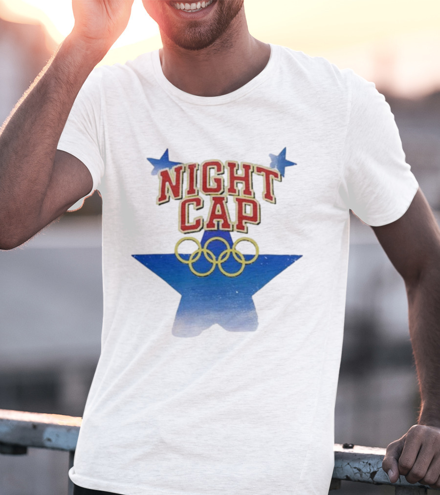 Night Cap Olympics Star Rings T-Shirt