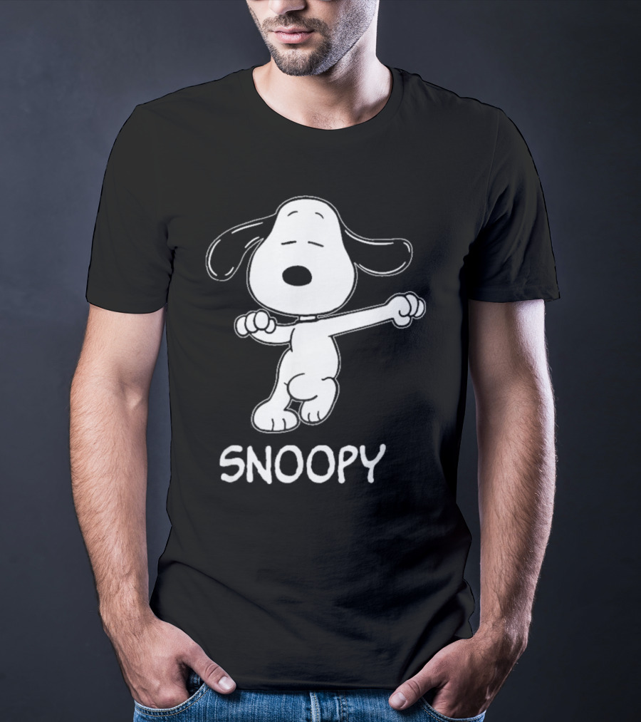 Snoopy Dance Style Peanuts Comic Character T-Shirt