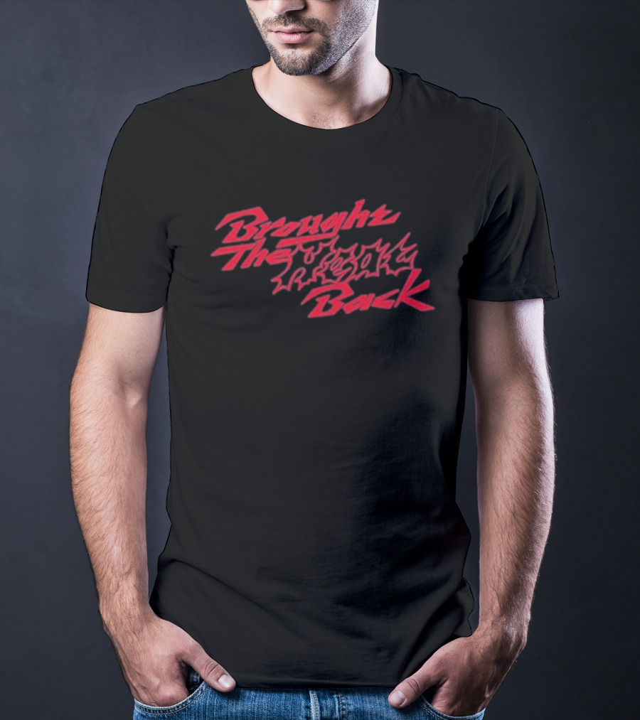 Joyful Brought The Heat Back Retro Flame T-Shirt