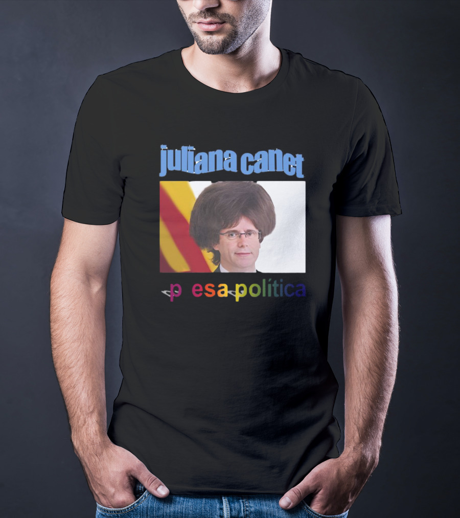 Juliana Canet Pesa Política Catalonian Flag Hair Photo T-Shirt