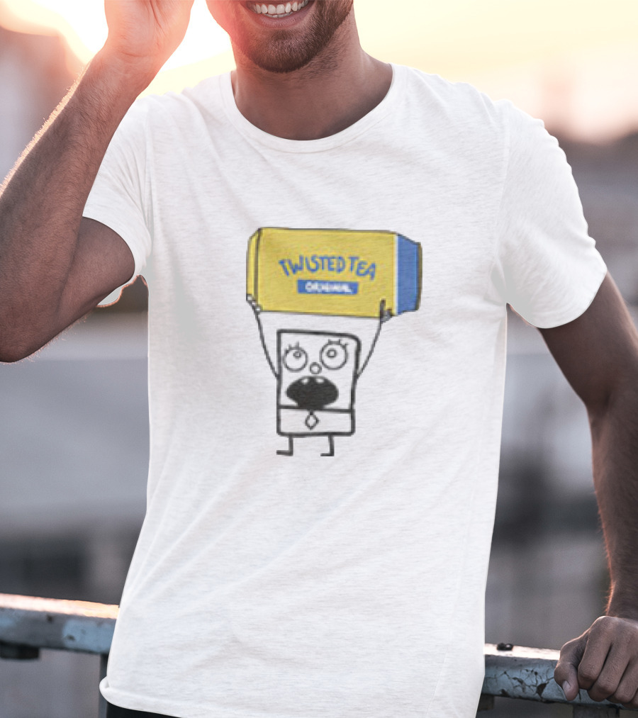 Twisted Tea Original DoodleBob Mashup T-Shirt