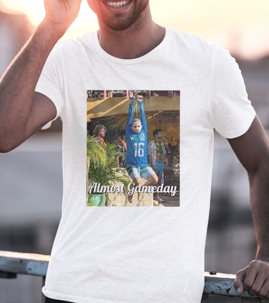 Almost Gameday Zipline Adventure In Sports Jersey T-Shirt
