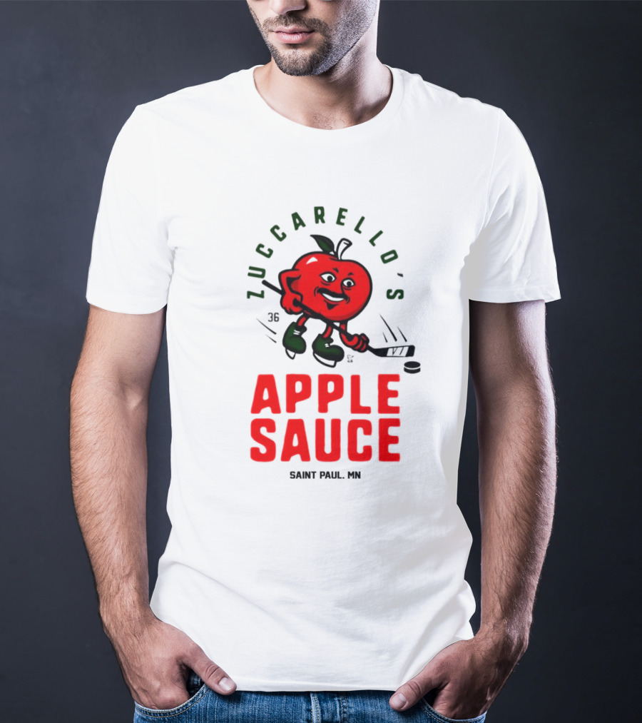 Zuccarello's Applesauce Hockey Saint Paul MN T-Shirt