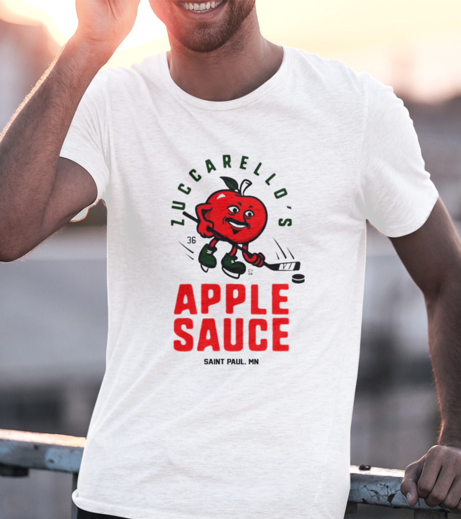 Zuccarello's Applesauce Hockey Saint Paul MN T-Shirt