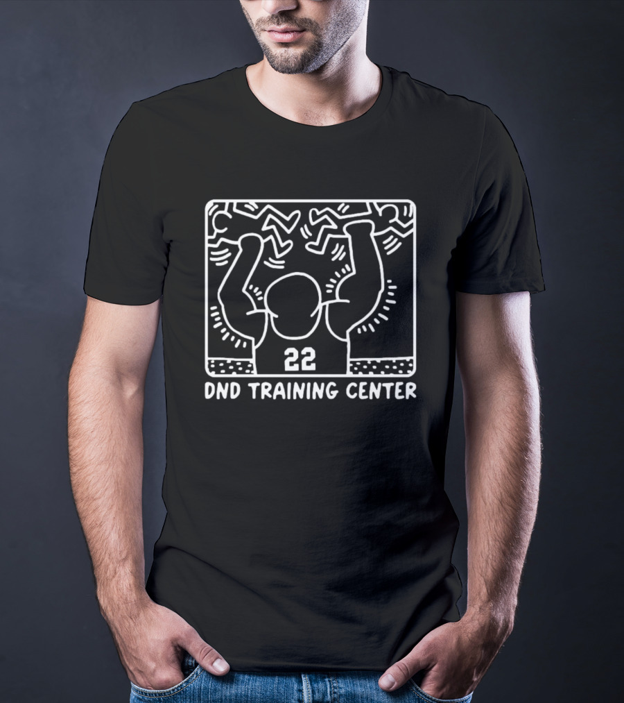 Shopdonotdisturb Dnd Training Center Number 22 Iconic Basketball T-Shirt