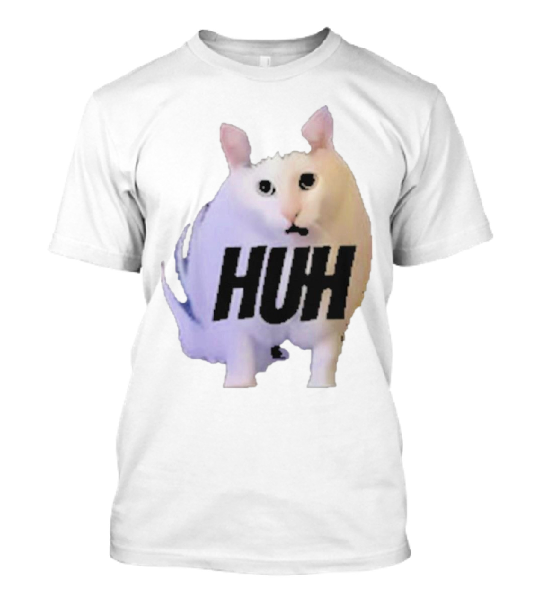 Huh Cat Meme Image T-Shirt