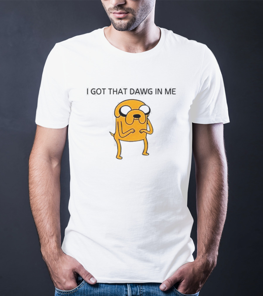 I Got That Dawg In Me Dog Character Orange Body T-Shirt