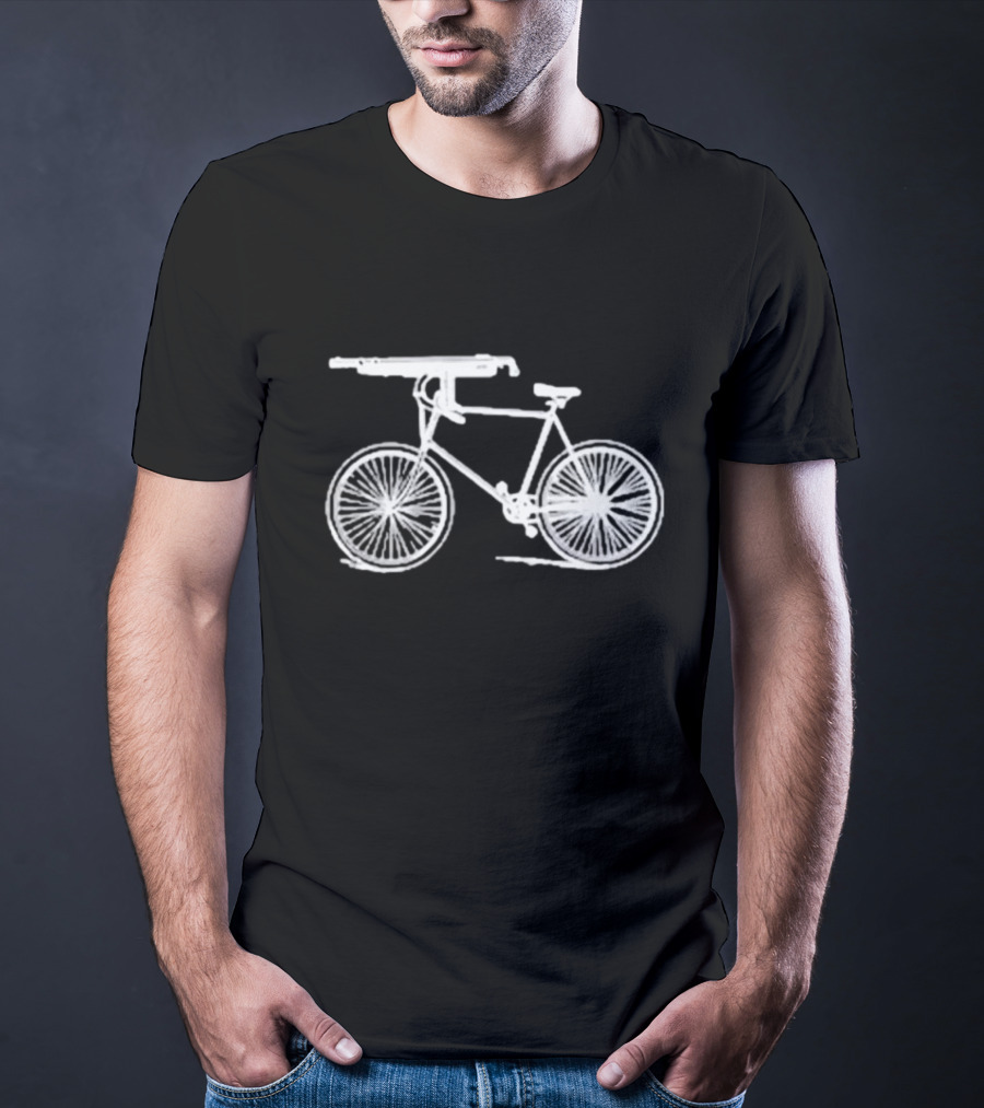 Instantdistractions Bicycle Machine Gun Safety T-Shirt