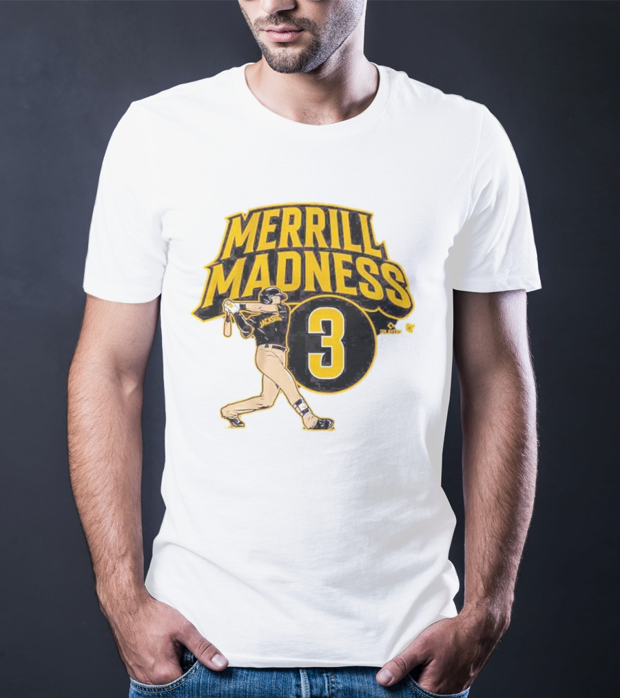 Jackson Merrill Madness 3 Baseball Player Swing T-Shirt