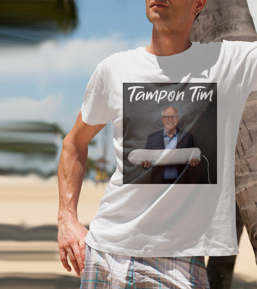 Johnny Midnight Tampon Tim Walz T-Shirt