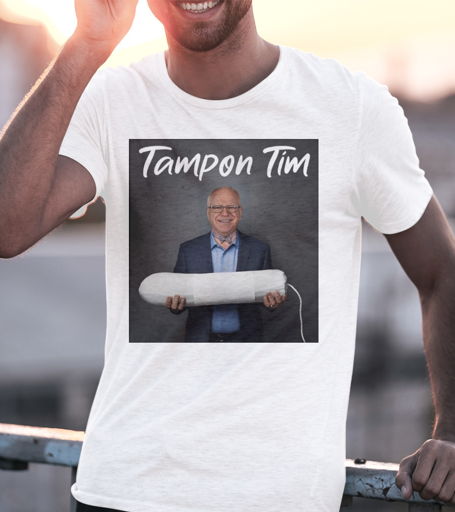 Johnny Midnight Tampon Tim Walz T-Shirt