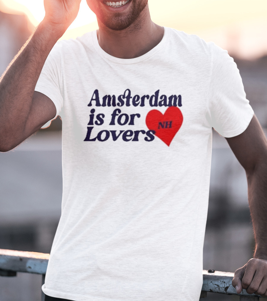 Amsterdam Is For Lovers NH Heart T-Shirt