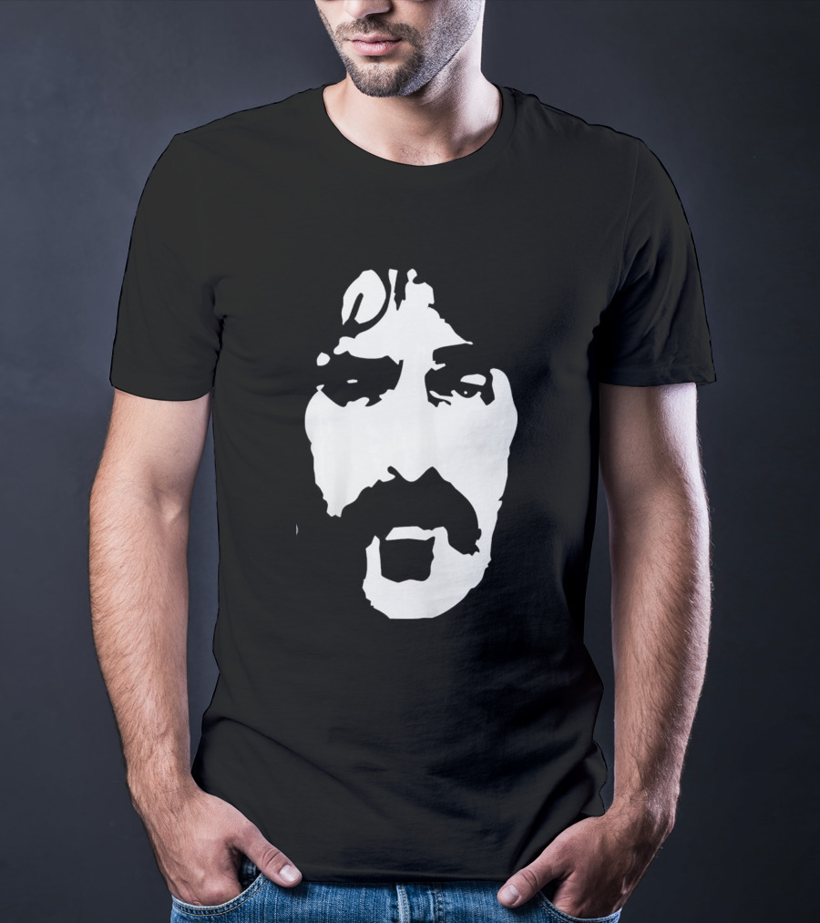 Scott Ritter Frank Zappa Monochrome Face T-Shirt