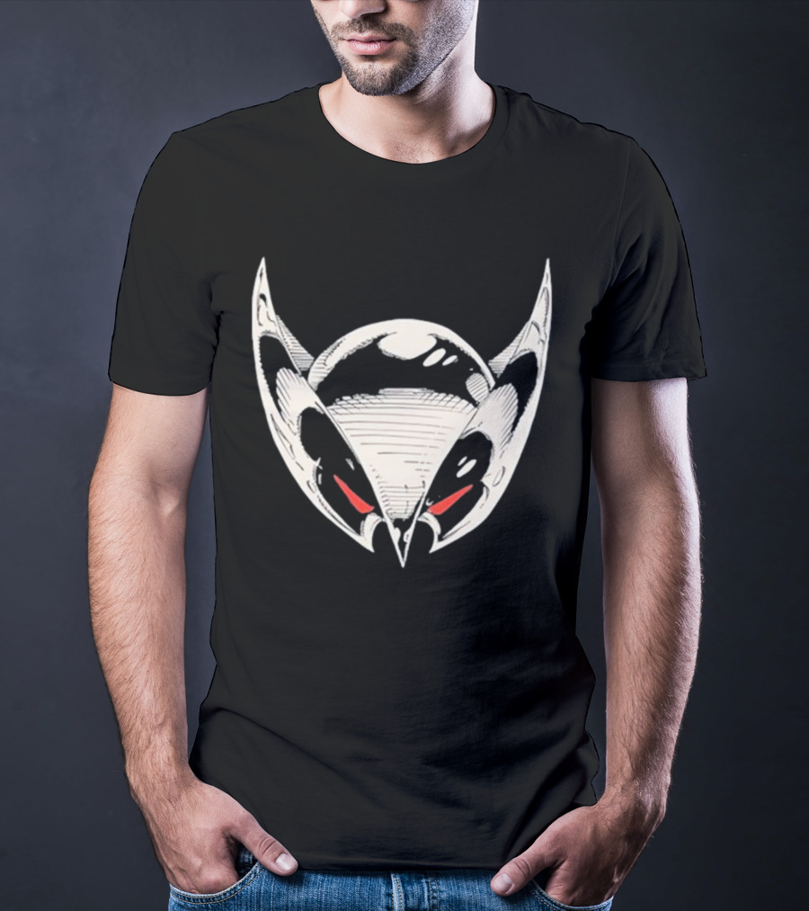 Gerard Way Shadowhawk Helmet Red Eyes T-Shirt