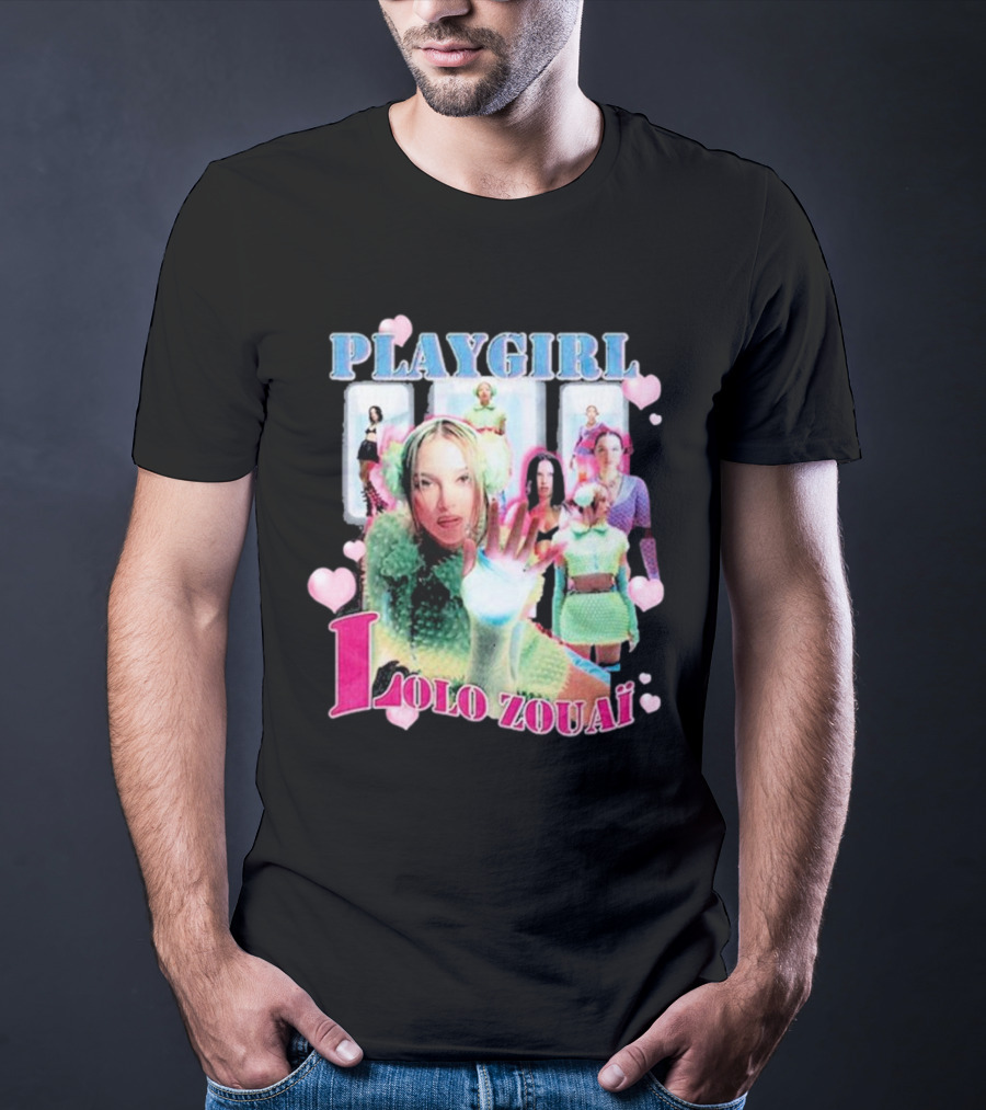 PLAYGIRL LOLO ZOUAÏ Retro Fashion Aesthetic With Feminine Icons T-Shirt