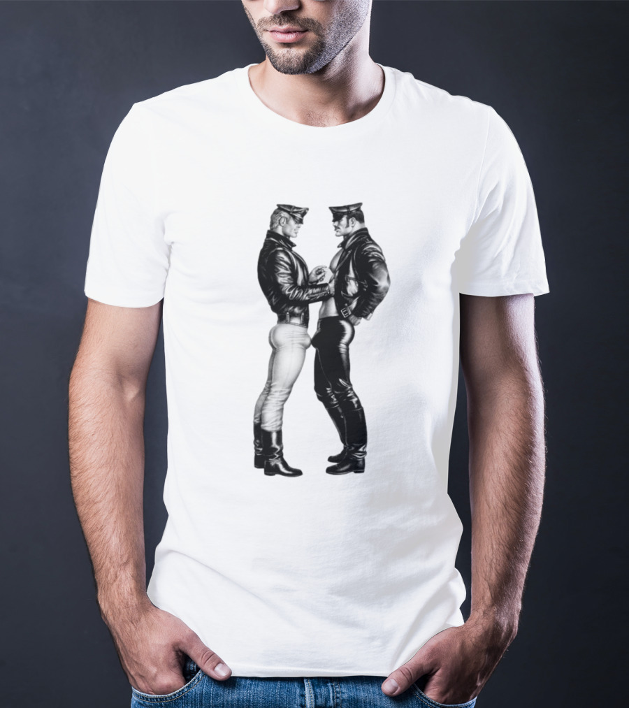 Russell Tovey Tom Of Finland Leather Uniform T-Shirt