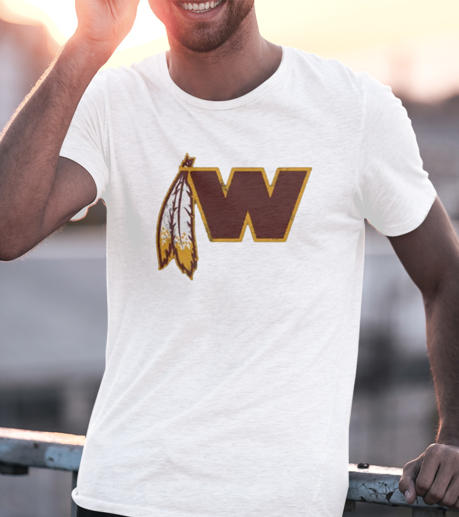 Washington Commanders Feather T-Shirt
