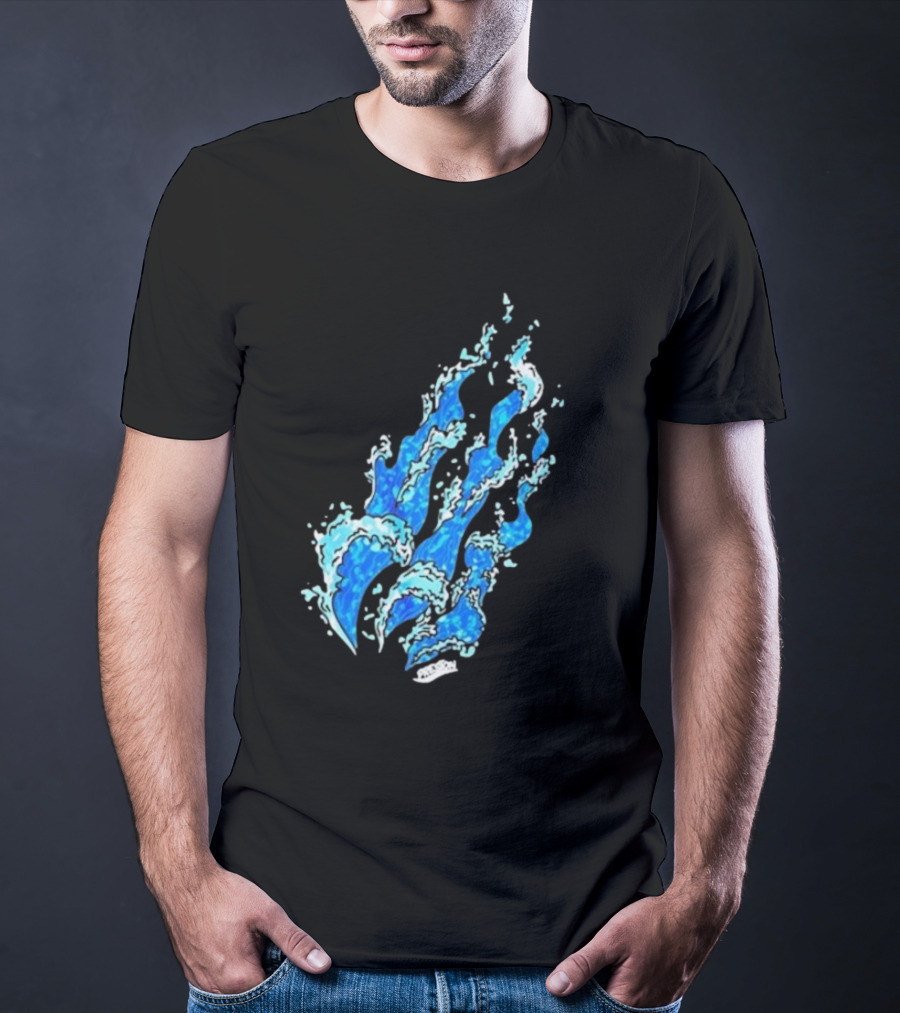 Fire Wave Blue Flame T-Shirt