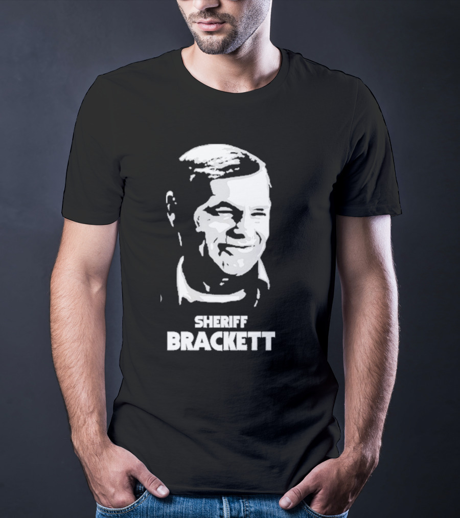 Sheriff Brackett Fright Rags Monochrome T-Shirt