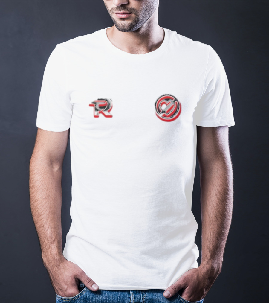 Fuerza Regida R Logo Chrome Emblem T-Shirt