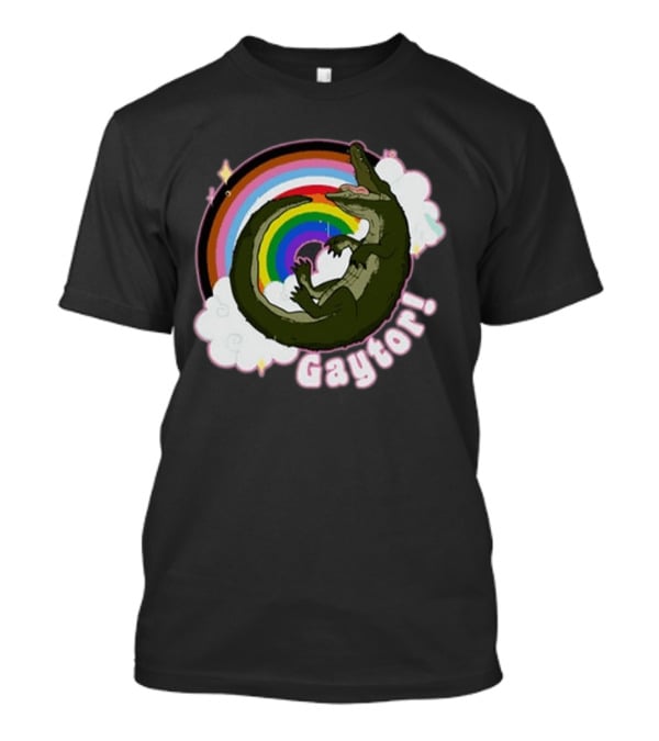 Gators Daily Gaytor Rainbow Clouds T-Shirt