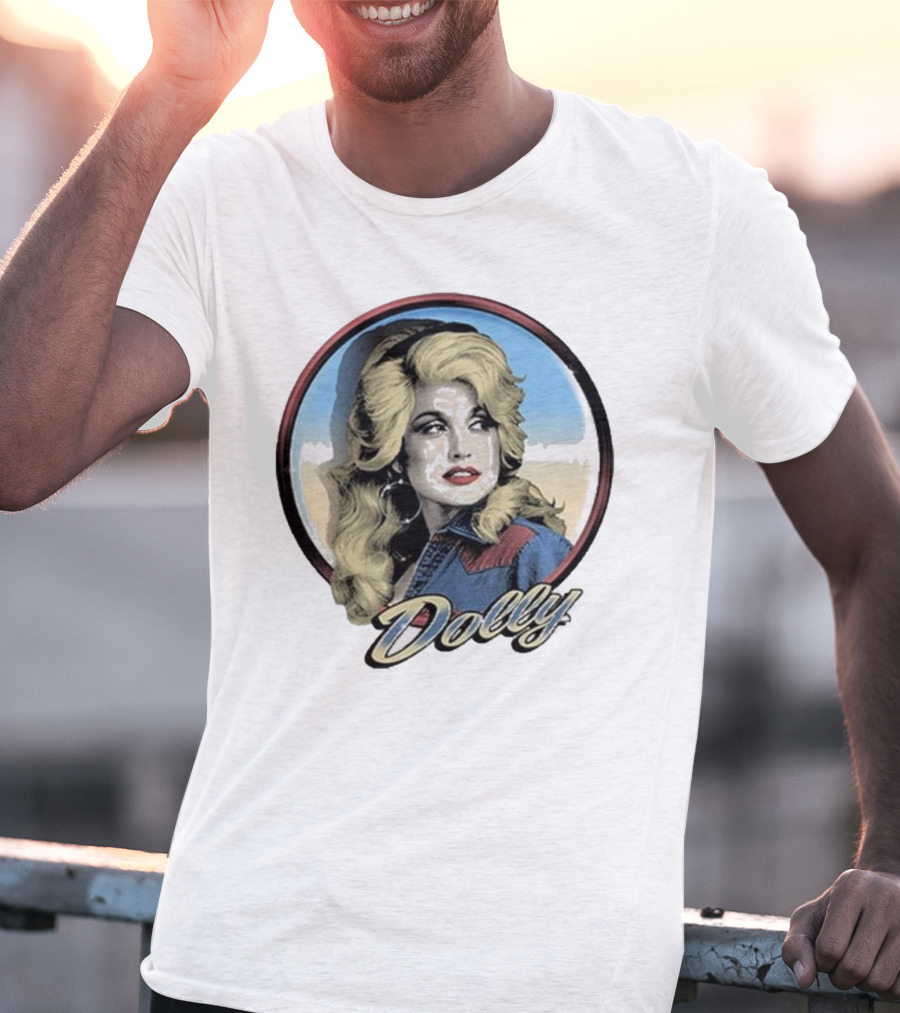 Dolly Parton Vintage Style Primary Color Photo T-Shirt