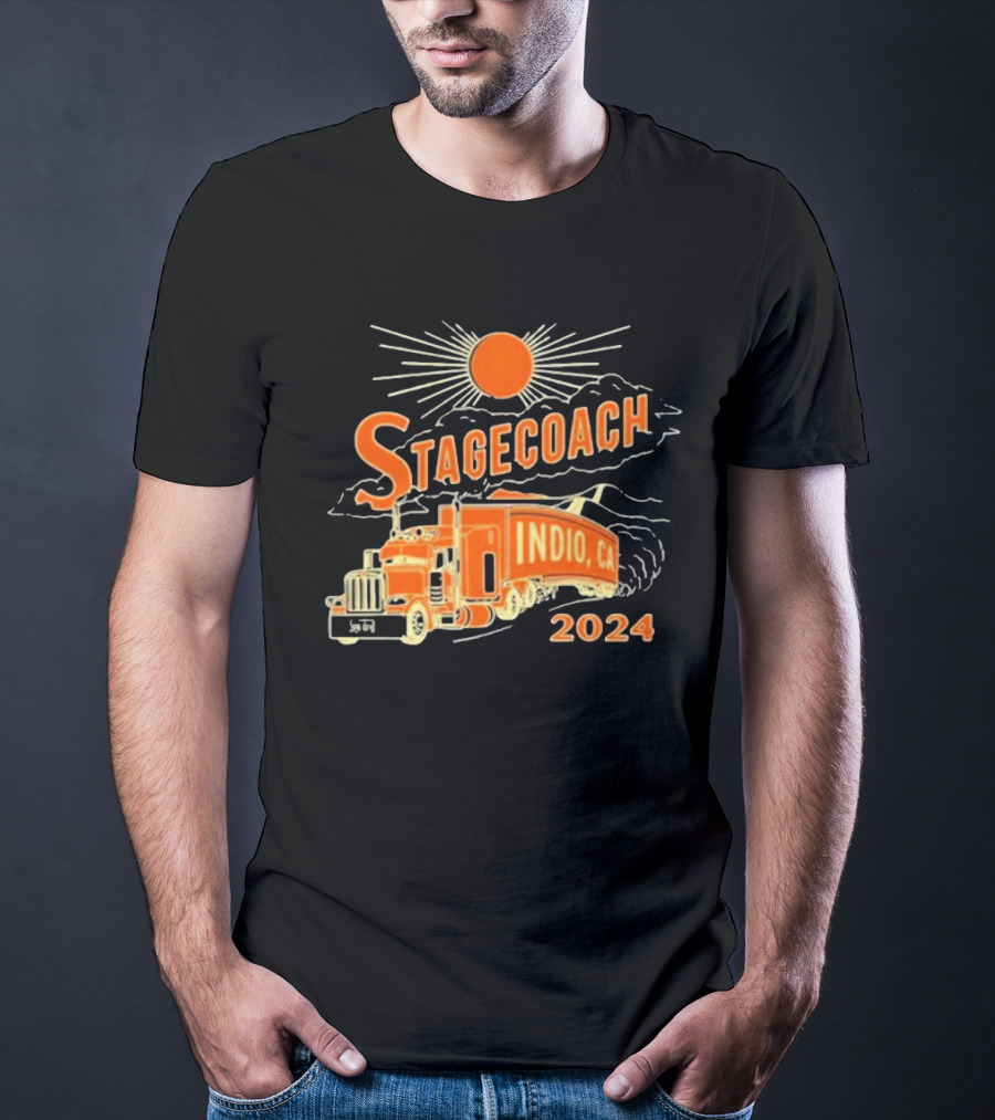 Stagecoach Indio CA Truck T-Shirt