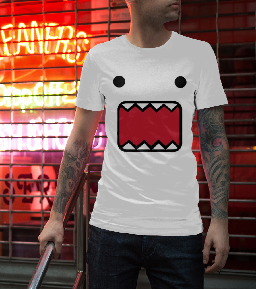 Mamono World Nostalgia Domo Kun Face T-Shirt