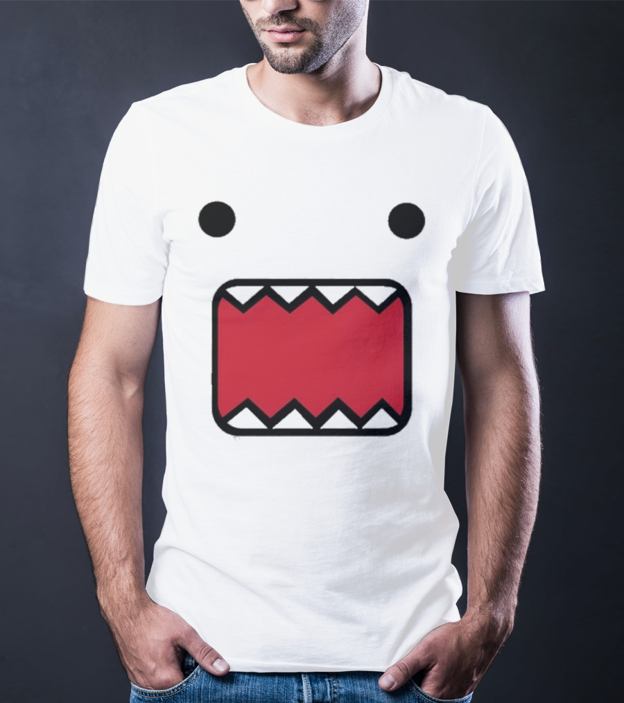 Mamono World Nostalgia Domo Kun Face T-Shirt