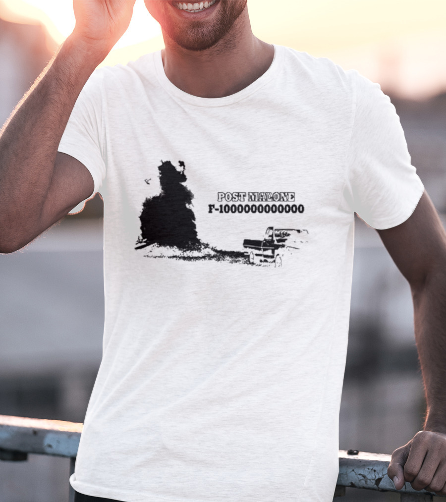 Post Malone F-1000000000000 Yellow Truck Scene T-Shirt