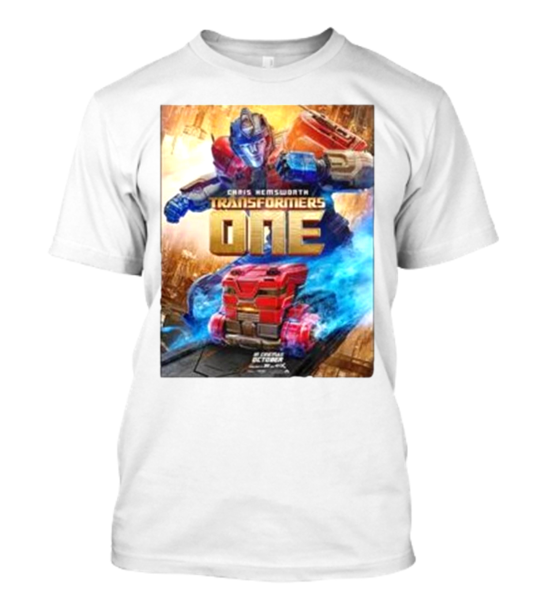 Chris Hemsworth Transformers One Robots Not In Disguise Merchandise T-Shirt
