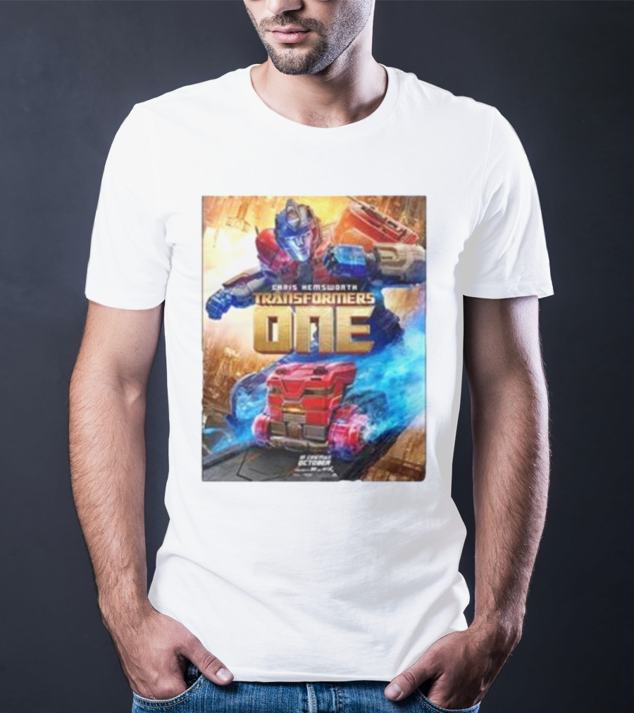 Chris Hemsworth Transformers One Robots Not In Disguise Merchandise T-Shirt