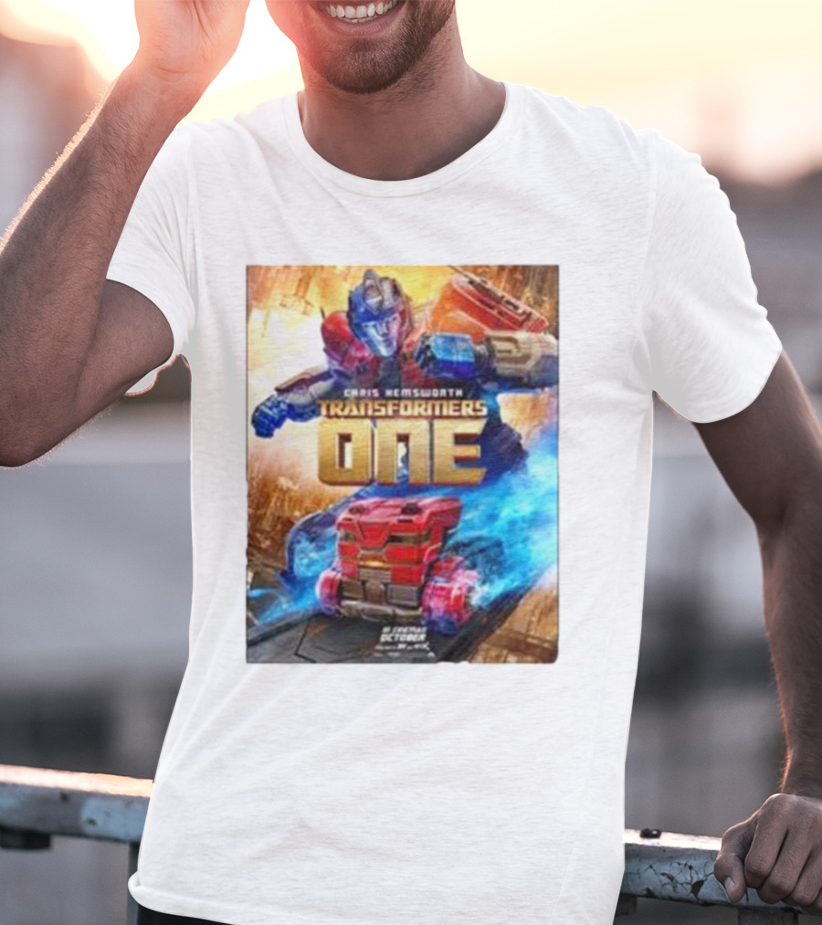 Chris Hemsworth Transformers One Robots Not In Disguise Merchandise T-Shirt