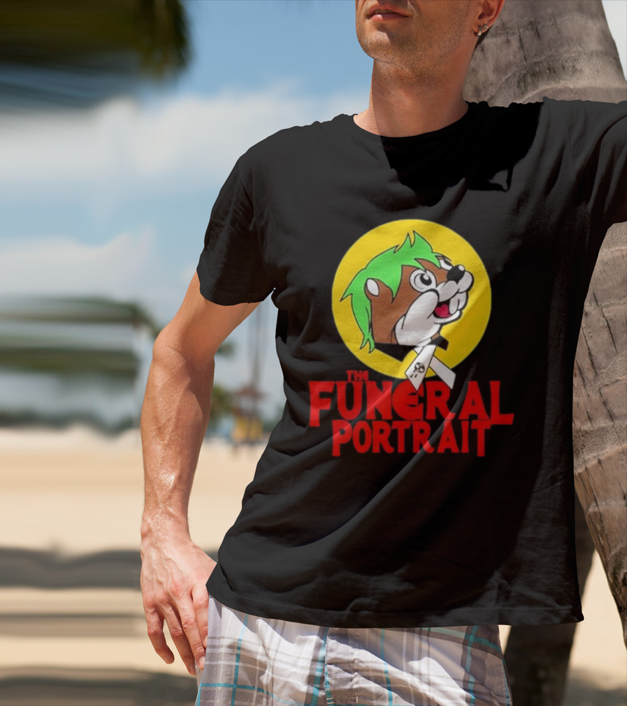 The Funeral Portrait Cartoon Mascot Circle T-Shirt