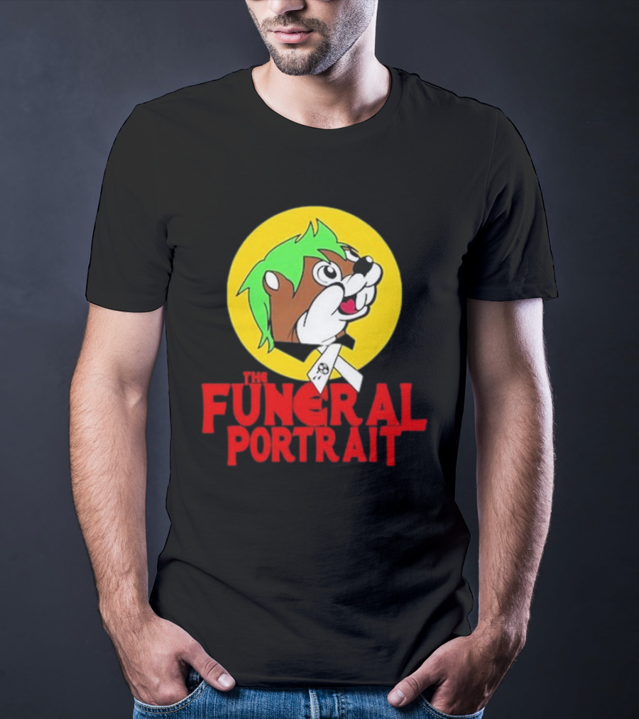 The Funeral Portrait Cartoon Mascot Circle T-Shirt