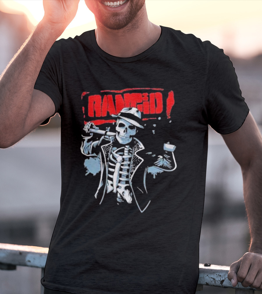 Rancid Bo Knows Skele Tim North America Tour T-Shirt