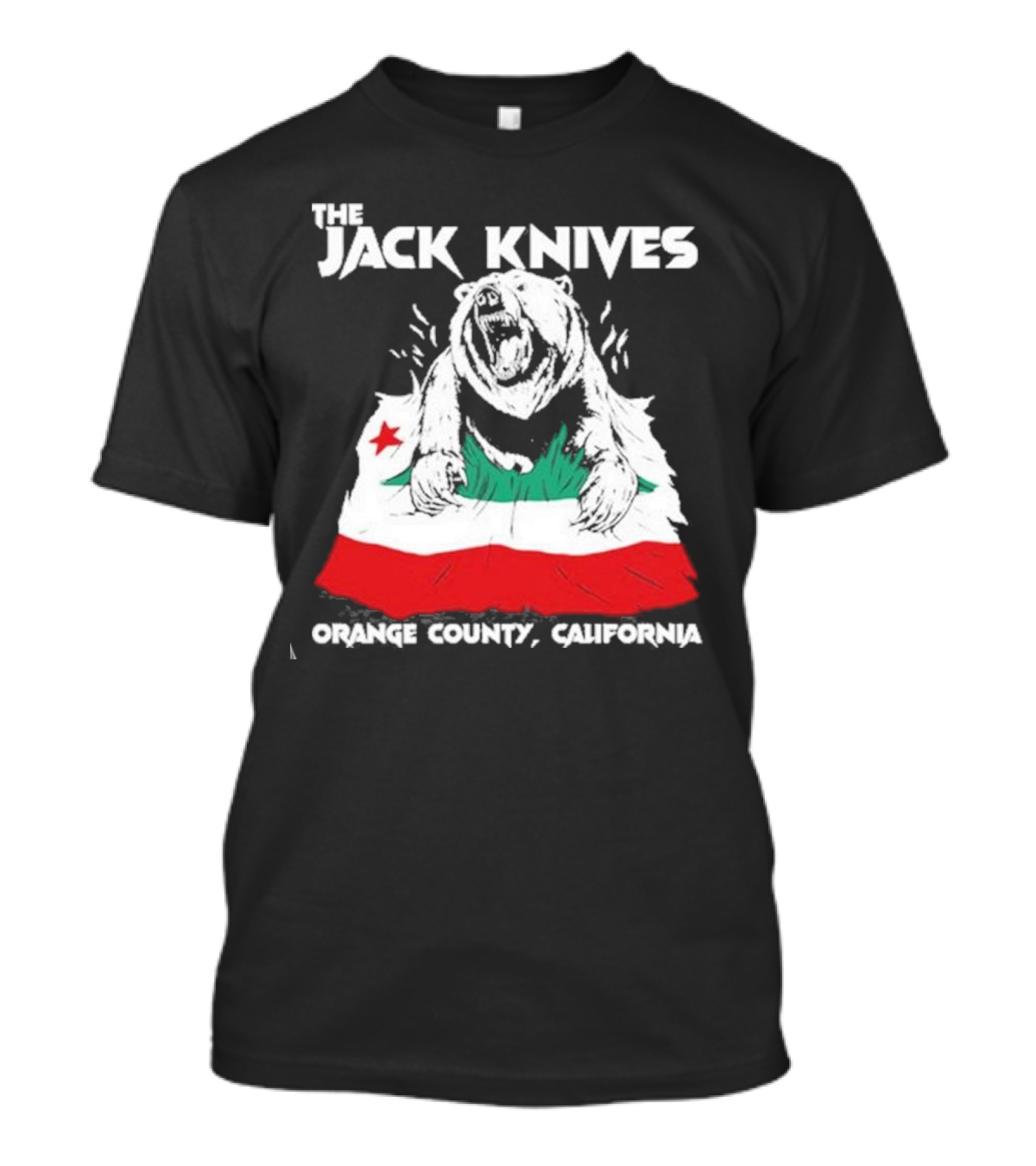 The Jack Knives Bear Orange County California T-Shirt