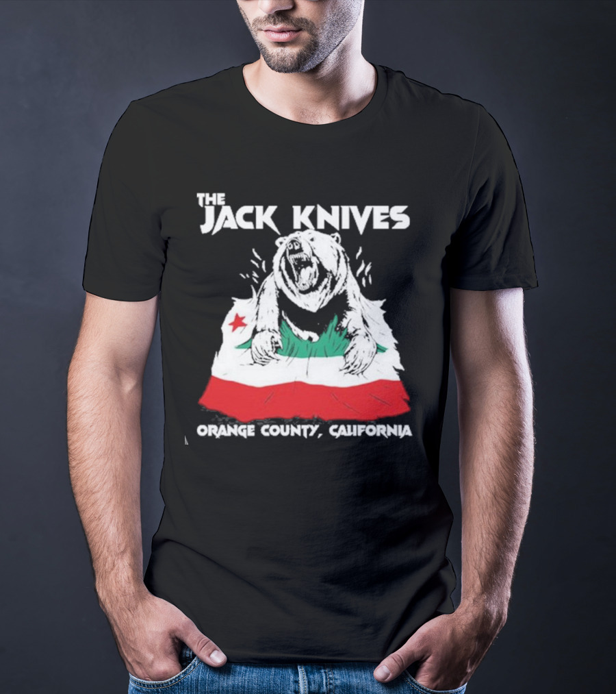 The Jack Knives Bear Orange County California T-Shirt