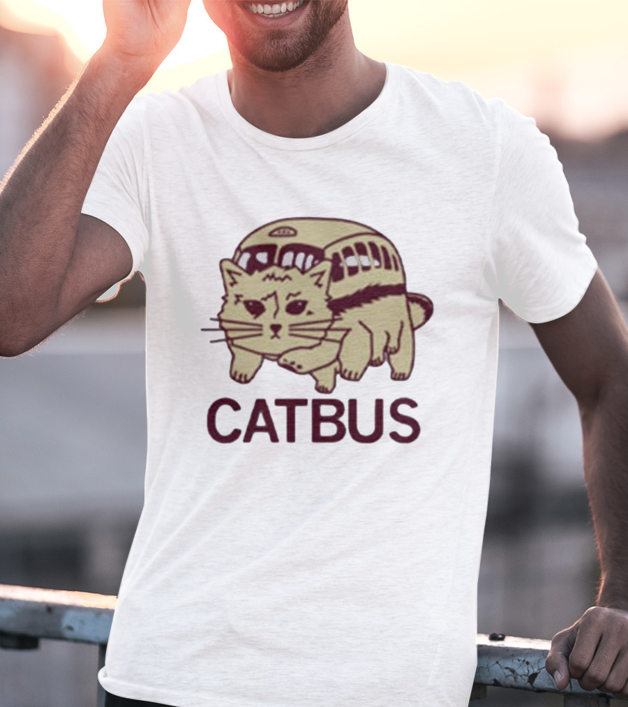 Catbus My Neighbor Totoro Public Transportation Deserve T-Shirt