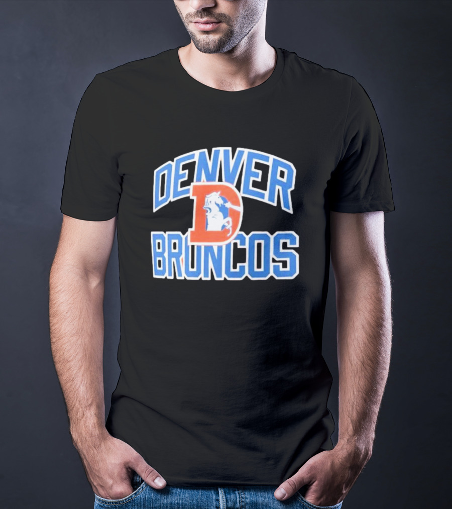 Denver Broncos Retro D Emblem T-Shirt